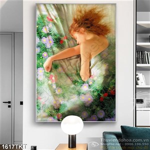 Tranh khỏa thân nghệ thuật sơn dầu Châu Âu