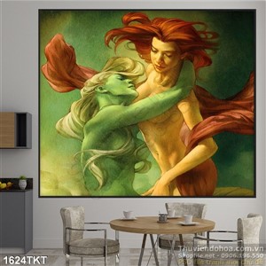 Tranh khỏa thân nghệ thuật sơn dầu đẹp