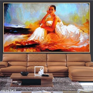 Tranh khỏa thân nghệ thuật sơn dầu Tranh khỏa thân nghệ thuật sơn dầu