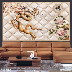 Tranh rồng điêu khắc treo tường phòng ngủ