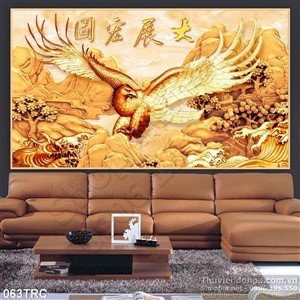 Tranh Rồng,công,phượng,thiên nga kim tiền