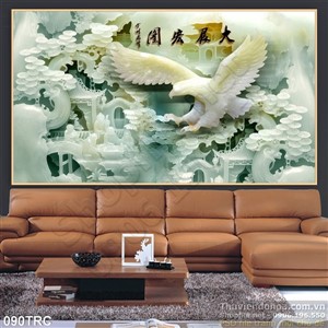 Tranh Rồng,công,phượng,thiên nga giả ngọc