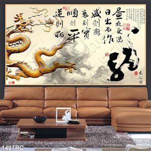 Tranh Rồng,công,phượng,thiên nga