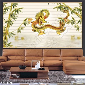 Tranh Rồng giả ngọc trang trí tường
