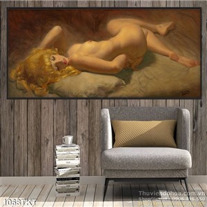 Tranh khỏa thân nghệ thuật sơn dầu Châu Âu