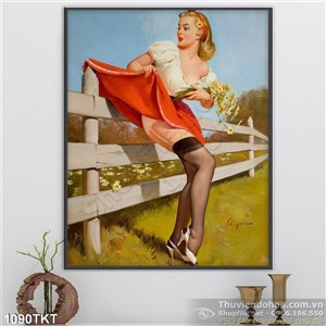 Tranh khỏa thân nghệ thuật sơn dầu đẹp