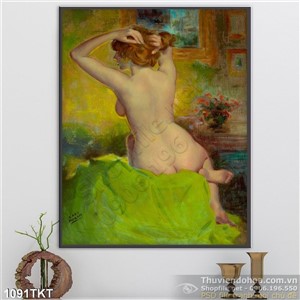 Tranh khỏa thân nghệ thuật sơn dầu đẹp