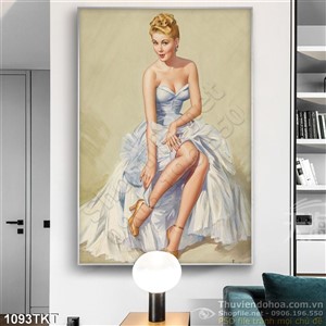 Tranh khỏa thân nghệ thuật sơn dầu Châu Âu