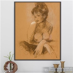 Tranh khỏa thân nghệ thuật chì