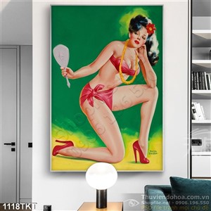 Tranh khỏa thân nghệ thuật sơn dầu độc đáo