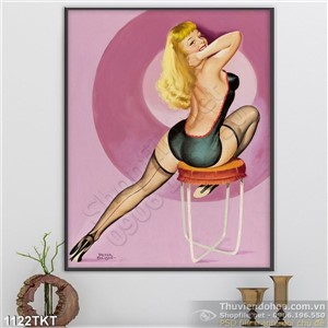 Tranh khỏa thân nghệ thuật sơn dầu đẹp