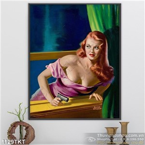 Tranh khỏa thân nghệ thuật sươn dầu Châu Âu