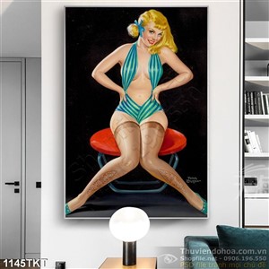 Tranh khỏa thân nghệ thuật trang trí tường