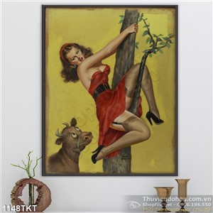 Tranh khỏa thân nghệ thuật  treo tường phòng khách
