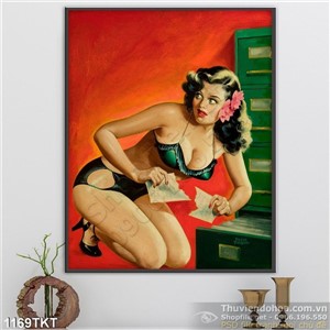 Tranh khỏa thân nghệ thuật sơn dầu Tranh khỏa thân nghệ thuật sơn dầu
