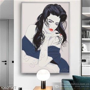 Tranh khỏa thân nghệ thuật màu nước Tranh khỏa thân nghệ thuật màu nước