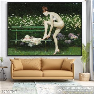 Tranh khỏa thân nghệ thuật khiêu gợi Tranh khỏa thân nghệ thuật khiêu gợi