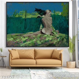 Tranh khỏa thân nghệ thuật sơn dầu Châu Âu Tranh khỏa thân nghệ thuật sơn dầu Châu Âu