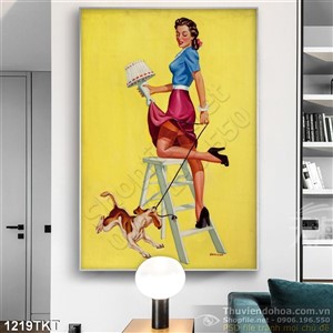 Tranh khỏa thân nghệ thuật sơn dầu trang trí phòng Tranh khỏa thân nghệ thuật sơn dầu trang trí phòng