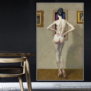Tranh khỏa thân nghệ thuật sơn dầu treo tường Tranh khỏa thân nghệ thuật sơn dầu treo tường