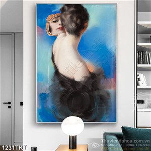 Tranh khỏa thân nghệ thuật sơn dầu đẹp Tranh khỏa thân nghệ thuật sơn dầu đẹp