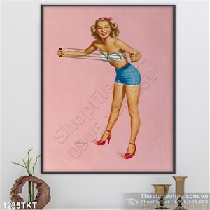 Tranh khỏa thân nghệ thuật sơn dầu trang trí tường Tranh khỏa thân nghệ thuật sơn dầu trang trí tường