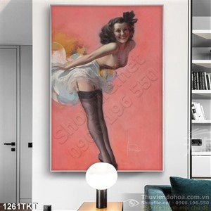 Tranh khỏa thân nghệ thuật vũ nữ Tranh khỏa thân nghệ thuật vũ nữ
