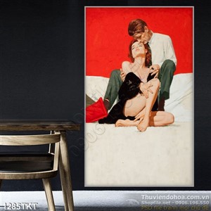 Tranh khỏa thân nghệ thuật quyến rũ Tranh khỏa thân nghệ thuật quyến rũ