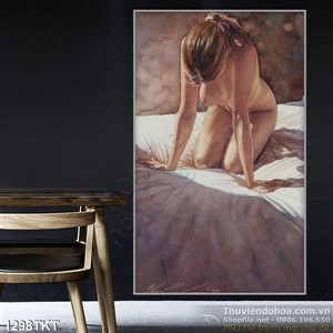 Tranh khỏa thân nghệ thuật sơn dầu đẹp Tranh khỏa thân nghệ thuật sơn dầu đẹp