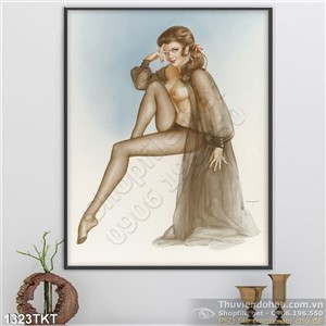 Tranh khỏa thân nghệ thuật sơn dầu Châu Âu Tranh khỏa thân nghệ thuật sơn dầu Châu Âu