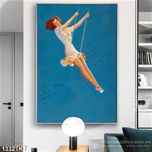 Tranh khỏa thân nghệ thuật trang trí phòng khách đẹp Tranh khỏa thân nghệ thuật trang trí phòng khách đẹp
