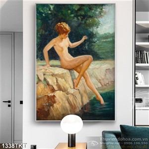 Tranh khỏa thân nghệ thuật trên sông Tranh khỏa thân nghệ thuật trên sông