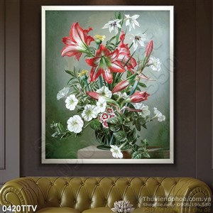 Tranh tĩnh vật hoa quả sơn dầu nghệ thuật