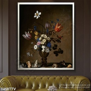 Tranh tĩnh vật hoa quả sơn dầu nghệ thuật