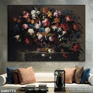 Tranh tĩnh vật hoa quả sơn dầu