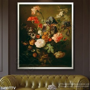 Tranh tĩnh vật hoa quả sơn dầu nghệ thuật