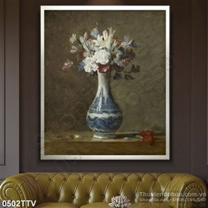 Tranh tĩnh vật hoa quả sơn dầu nghệ thuật