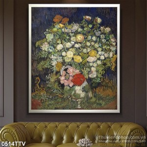 Tranh tĩnh vật hoa quả sơn dầu trang trí đẹp