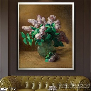 Tranh tĩnh vật hoa quả sơn dầu nghệ thuật treo tường