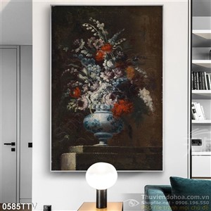 Tranh tĩnh vật hoa quả sơn dầu đẹp