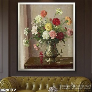 Tranh tĩnh vật hoa quả sơn dầu độc đáo