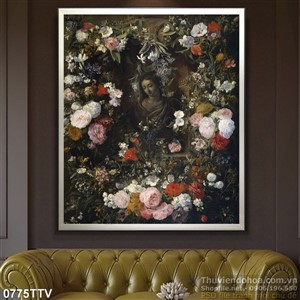 Tranh tĩnh vật hoa quả sơn dầu thời Phục Hưng