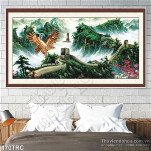 Tranh Rồng,công,phượng,thiên nga phong thủy