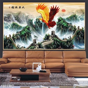 Tranh Rồng,công,phượng,thiên nga phong thủy