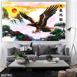 Tranh Rồng,công,phượng,thiên nga treo tường