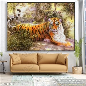 Tranh Rồng,công,phượng,thiên nga, hổ dán tường