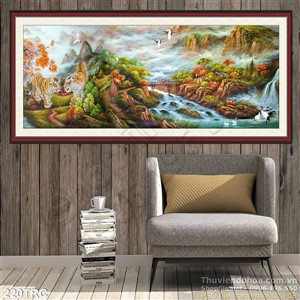 Tranh Rồng,công,phượng,thiên nga phong cảnh đẹp
