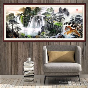 Tranh Rồng,công,phượng,thiên nga, hổ treo tường đẹp