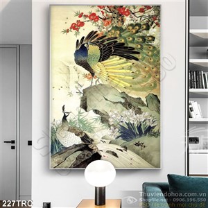 Tranh Rồng,công,phượng,thiên nga