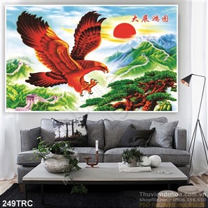 Tranh Rồng,công,phượng,thiên nga